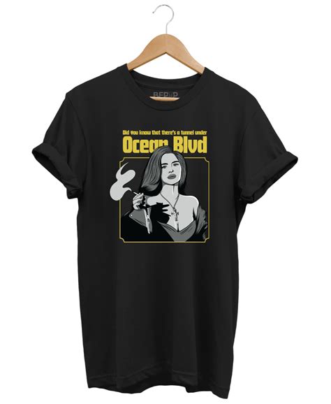 Camiseta Lana Del Rey Ocean Blvd Unissex