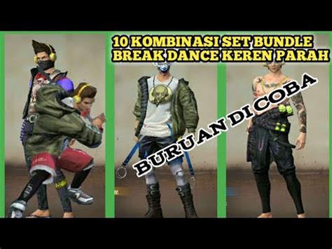 10 Kombinasi Set Frontal Gaming Break Dance Keren Abis FREE FIRE