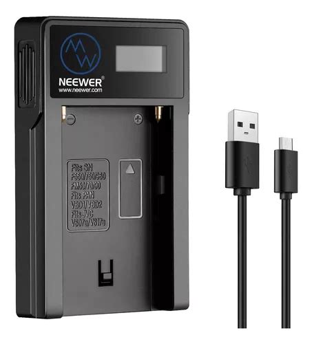 Neewer Cargador De Bater A Usb Para Sony Np F F F Meses