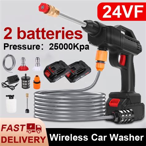 Wireless Car Washer Portable Pressure Washer 24V Lithium Battery