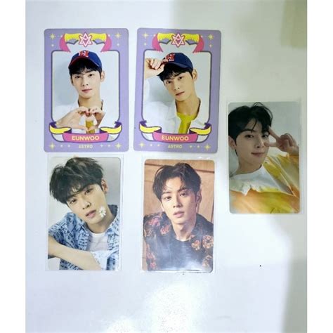 Cha Eun Woo Eunwoo Official Photocards Sg 2018 2019 Aroha Kit Starlight Makestar Aaf Dunkin