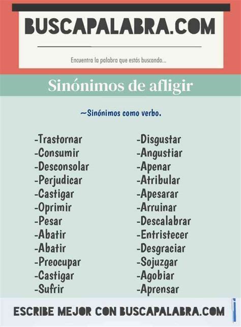 Sinónimos y Antónimos de Afligir - 58 Sinónimos y Antónimos para Afligir