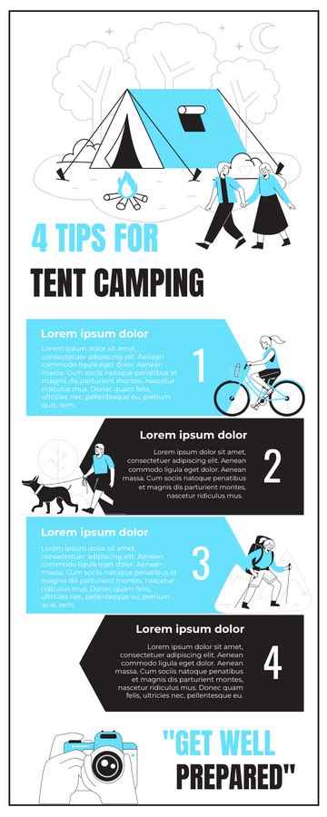 4 Tips For Camping Infographic Visual Paradigm Blog