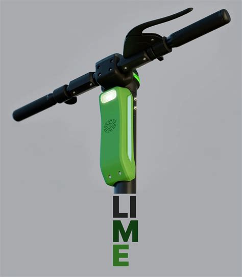 Lime Electric Scooter 3D modelling · Pooya Deperson