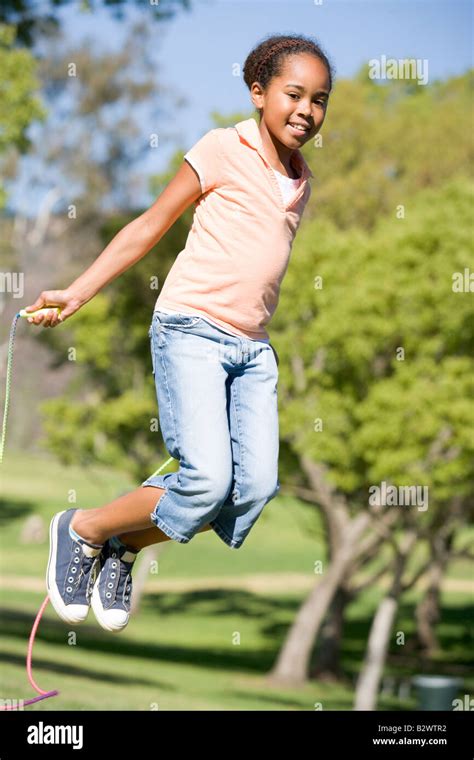 Children Skipping With Rope Hi Res Stock Photography And Images Alamy