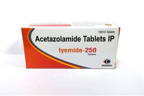 Acetazolamide Tablets 250 Mg At Rs 450 Box एसीटाजोलामाइड In Panchkula Id 2853596691533