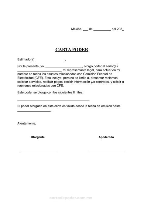 Carta Poder Simple Ejemplos Como Redactarla Y Para Que Sirve Images