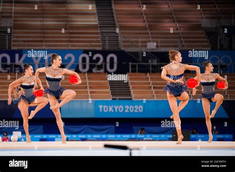 Tokyo Japan Th Aug Bulgaria Team Group Bul Rhythmic