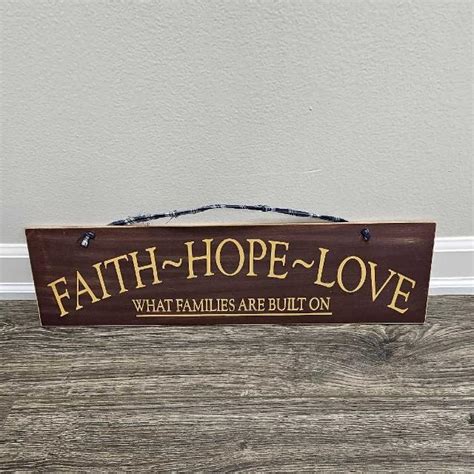 Best Faith Hope Love Wall Decor for sale in Appleton, Wisconsin for 2023