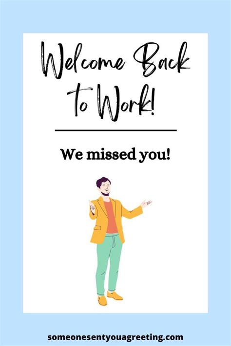 Welcome Back To Work Messages Wishes Artofit