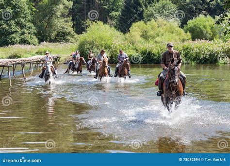 A Portrait Of The Semois River In The Vresse Sur Semois Region In The ...