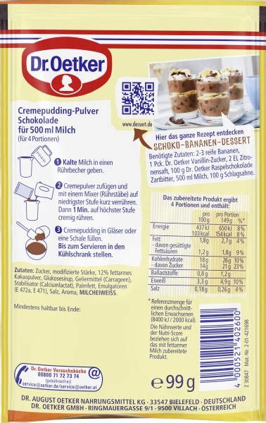 Dr Oetker Galetta 1 Minuten Cremepudding Schokolade Online Kaufen Bei