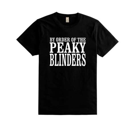 New Peaky Blinders Adult Unisex T Shirt Peaky Blinders Merch Shelby