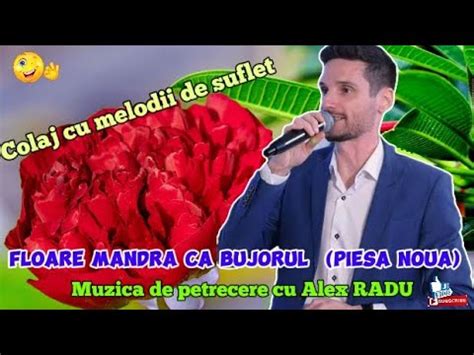 ALEX RADU Floare Mandra Ca Bujorul NOU SUPER COLAJ CU MELODII DE