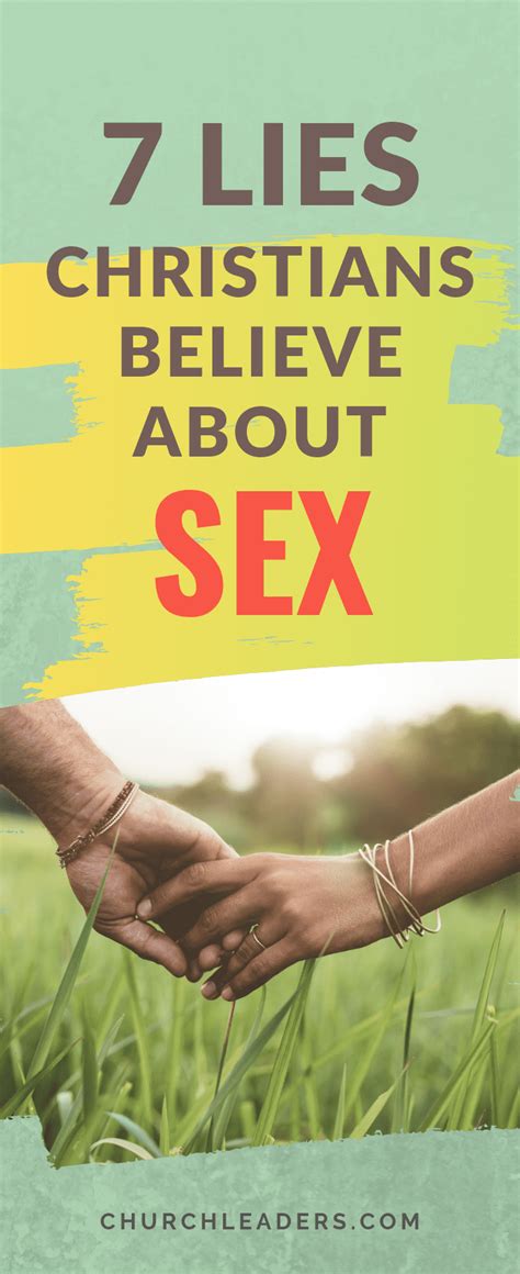 7 Lies Christians Believe About Sex