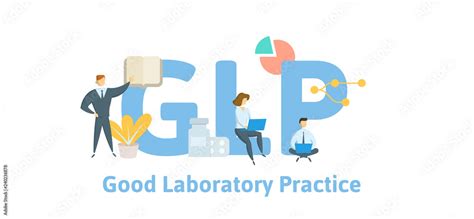 Glp Good Laboratory Practice Concept With Keywords Letters And Icons