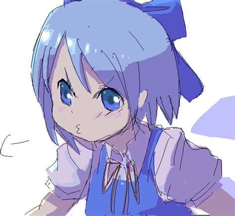 The Big Imageboard Tbib Bad Id Bad Pixiv Id Blue Eyes Blue Hair Bow