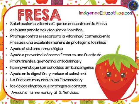 Benéficos De Las Frutas Para Nuestros Hijos 7 Imagenes Educativas