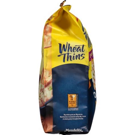 Nabisco Wheat Thins Toasted Pita Garlic Herb Oven Baked Crackers 8 Oz