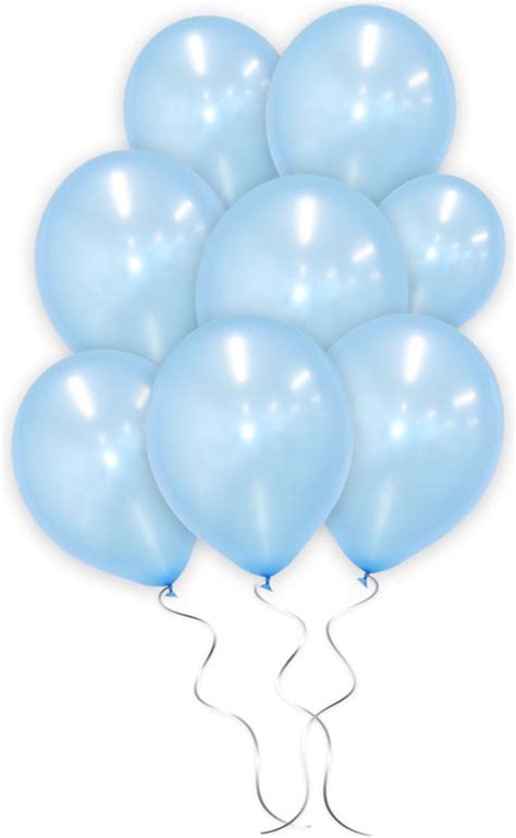 Luq Luxe Baby Blauwe Helium Ballonnen Stuks Verjaardag