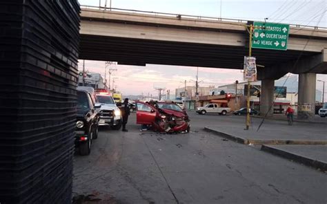 Día de accidentes en la zona metropolitana de SLP ANTENA SAN LUIS