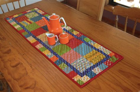 Free Patchwork Pattern Charm Pack Table Runner Patchwork Table