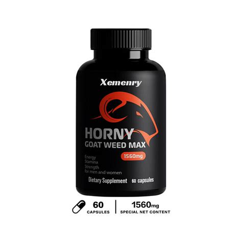 Horny Goat Weed Max Mg Maca Saw Palmetto Ginseng Testosterone