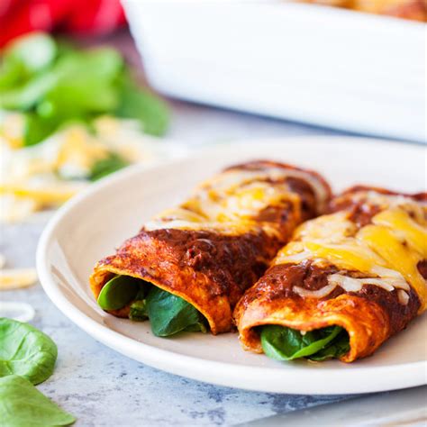 Spinach And Cheese Enchiladas The Pkp Way