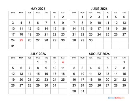 june july august 2026 calendar printable 5