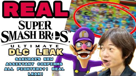 100 Real Smash Ultimate Dlc Leak Sakurai S New Hire Confirms Final Dlc Fighters Amazing