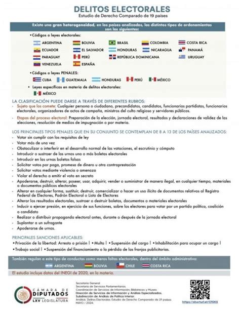 C Mara De Diputados Siae Infograf A Delitos Electorales Estudio De