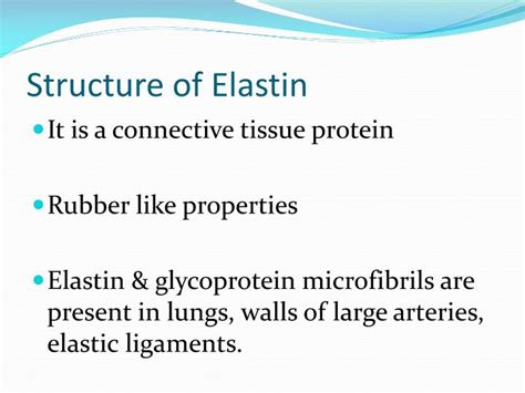 PPT - ELASTIN PowerPoint Presentation - ID:3622801