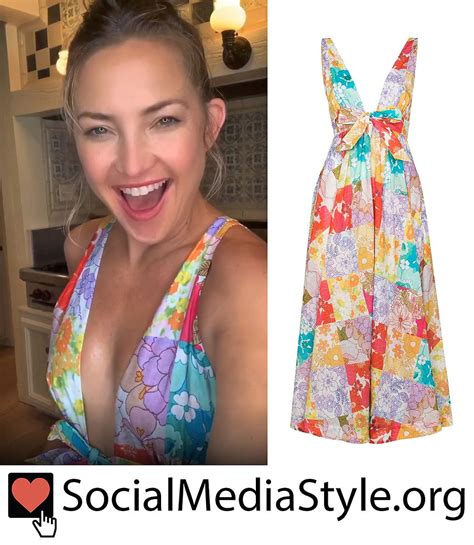 Kate Hudson’s mixed floral print dress