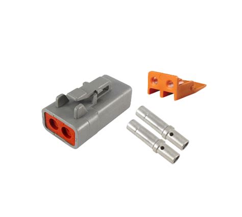 Dtp Series Deutsch Plug Connector Kit Size 12 Contacts 2 Circuit