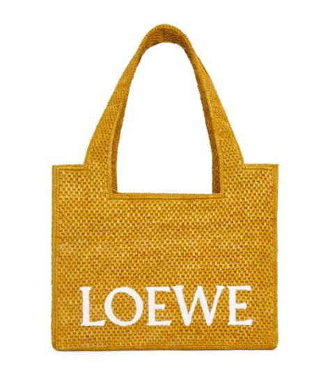 Womens Loewe Green X Paula S Ibiza Medium Font Tote Bag Harrods Uk