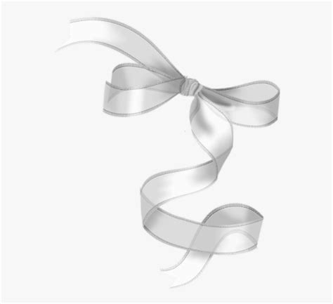 Silver Ribbon Png Format , Png Download - Silver Ribbon Bow Png ...