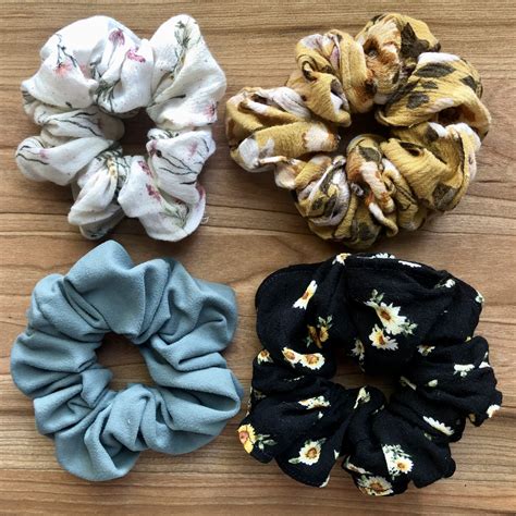 How To Easy Scrap Fabric Scrunchie Handmade By Autumn