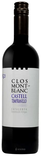 Clos Montblanc Castell Tempranillo Vivino Us