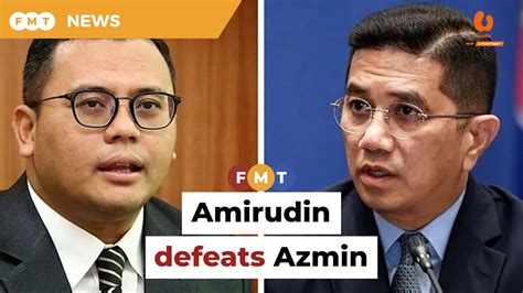 Pkrs Amirudin Ousts Azmin Ali From Gombak Stronghold Youtube