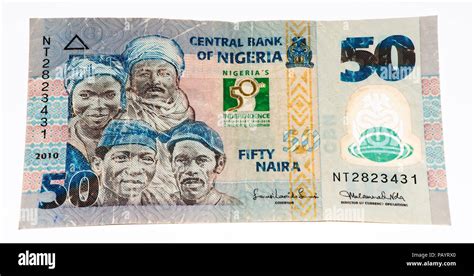 Naira Currency Nigeria 50 Naira Cut Out Stock Images Pictures Alamy