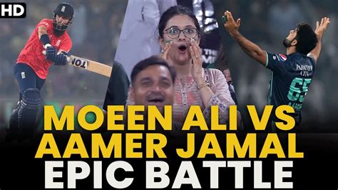 Moeen Ali Vs Aamer Jamal Epic Last Over Battle Last Over Thriller