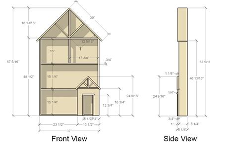 Printable Diy Dollhouse Plans