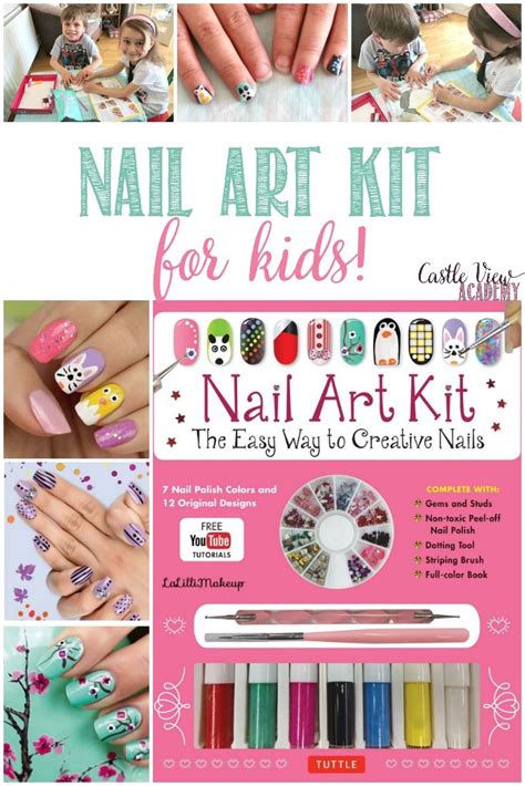 Nail Art Kit For Kids | Art kits for kids, Nail art kit, Kits for kids