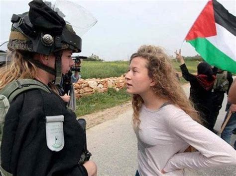 Palestinian Girl Ahed Tamimi Known For Confronting Israeli Soldiers