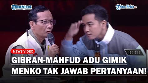 Momen Gibran Gestur Nyari Nyari Jawaban Mahfud Yang Tak Ketemu Di Debat