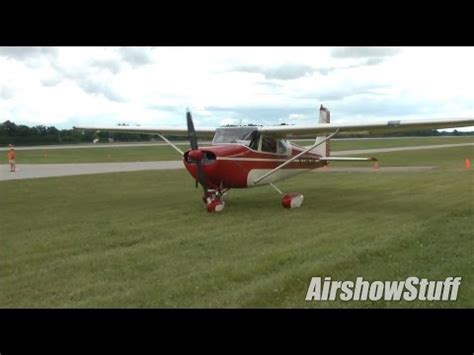 Gusty Crosswind Landings EAA AirVenture Oshkosh 2014 Sunday Arrivals