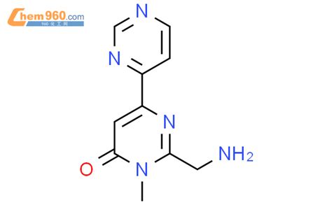 1083006 42 1 2 Aminomethyl 3 Methyl 6 Pyrimidin 4 Yl Pyrimidin 4 3H