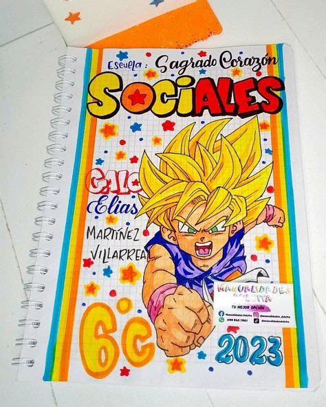 Portadas De Goku Para Cuadernos