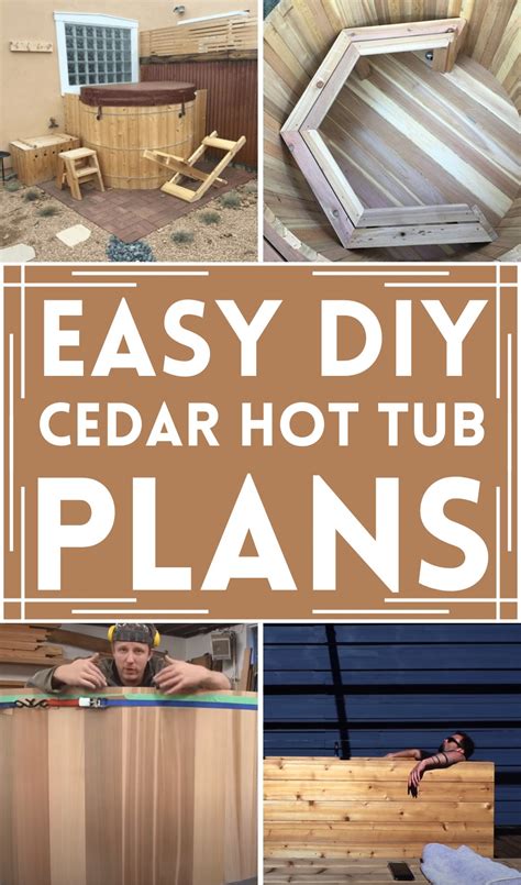 Diy Cedar Hot Tub Plans Diy Crafts