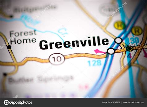 Greenville Alabama Usa Map Stock Photo By ©aliceinwonderland2020 379735308